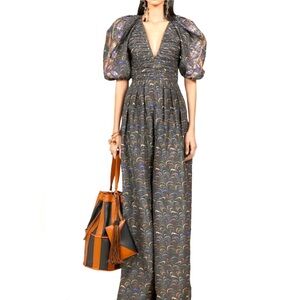 Ulla Johnson Black and Blue Jumpsuit